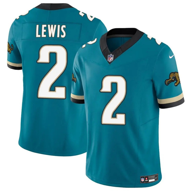 Men's Teal Jacksonville Jaguars #2 Jourdan Lewis 2025 F.U.S.E. Vapor Untouchable Limited Stitched Jersey